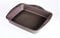 Pyrex Fuente Rectangular 40X31Cm Asimetria, Acero, Negro, 3.19 cm