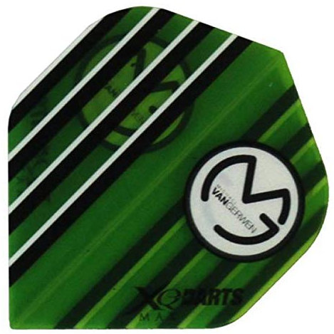 XQMax Michael Van Gerwen Flights, Grün-Transparent
