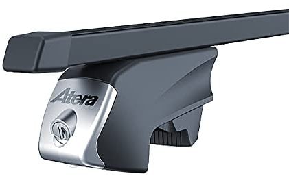 Atera IDT 048437 Träger der für Fahrzeuge mit Taste direkt Handlauf, Quadratisch, Fuß Rohr Profil: 32 x 22 mm 137 cm lang