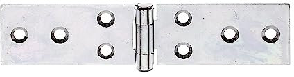 Alberts 346904 Tischband | mit vernietetem Edelstahlstift | sendzimirverzinkt | 34 x 140 mm