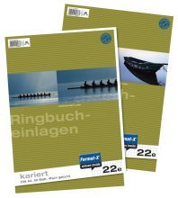 Format-X Ringbucheinlagen A5 70g/qm blanko VE=50 Blatt