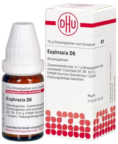 DHU Euphrasia D6 Streukügelchen, 10 g Globuli