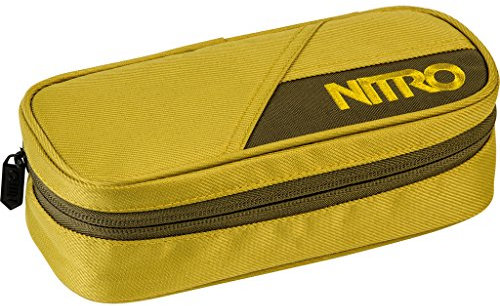 Nitro Pencil Case, Federmäppchen, Schlampermäppchen, Faulenzer Box, Federmappe, Stifte Etui, Golden Mud
