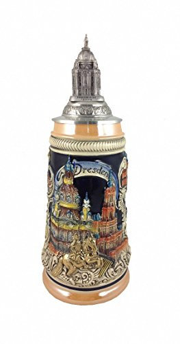Zöller & Born Chope de bière allemande Dresde avec Frauenkirche 0,5 litres ZO 1839/9913