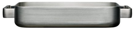 Iittala Tools - Ofenbräter - Backofenpfanne - Klein - 36 x 24 x 6 cm - Gebürsteter Edelstahl