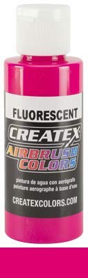 Airbrush Paint Createx Fluorescent Hot Pink 2oz (60ml) - CTX-5407