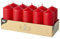 Stumpenkerzen Ø 40 mm, 90 mm rot, Papstar (17918), 10 Stück