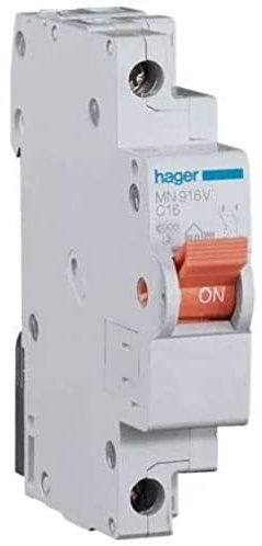 Interruptor automático magnetotérmico serie MN, 1P+N, 32A, curva C, 6KA, 1 mód
