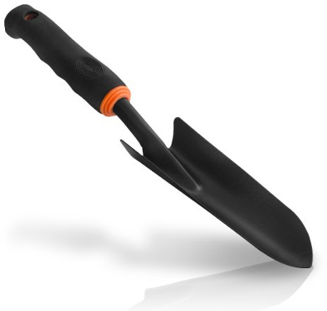BRADAS - KT-Y6002 Narrow Steel Trowel Hand Trowel Garden Transplanter for Small Plants, Flowers and Vegetables, Width 6 cm, Sharp Tip Extractor for Gardening