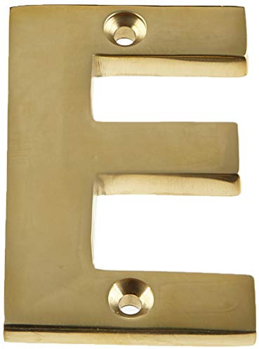 From the Anvil 83801E Letter E - Polished Brass