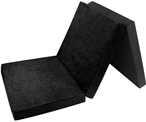 FORTISLINE - Klappmatratze 195x80x9cm - 3-teilige Faltmatratze - H2 Gästematratze - Camping Faltbare - Kamping Bett - Waschbar Bezug - Erwachsene Klappbar - Reisematratze - Schaumstoff Matratze