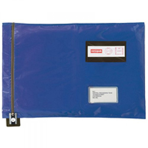 GoSecure Flat Mailing Pouch 355 x 381 mm Blue
