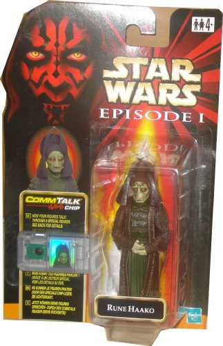 Hasbro Star Wars Rune Haako Episode 1 Comm Tech Chip