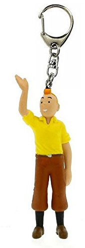 Moulinsart Schlüsselanhänger, PVC, Mehrfarbig, 6 cm