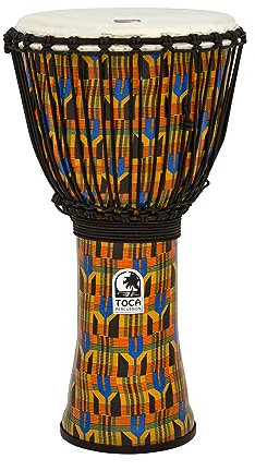 TOCA Djembe Freestyle 12'' Kente Cloth SFDJ-12K