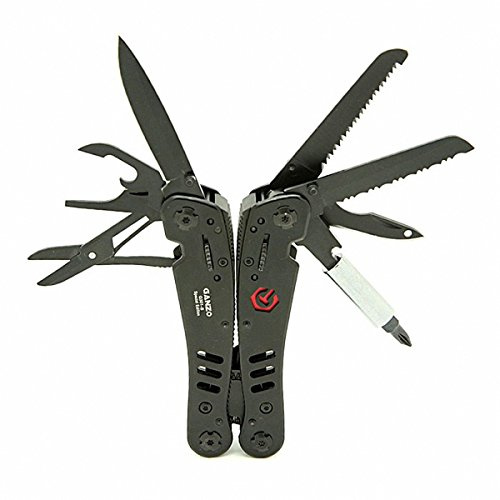 Ganzo Multitool G301-B/H, Nylon-Etui, Wechsel-Bits, Farbe:schwarz