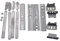 Universal-Set 4 Führungen für Einbau-Kühlschrank 2367131725 - 2367131725