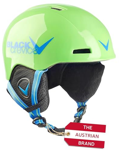 Black Crevice Kinder Skihelm Stubai, grün/blau, 52-54 cm