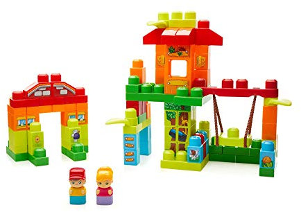 Mattel Mega Bloks ffg24 casa Sull' Albero del Parco Giochi, 120 Pezzi