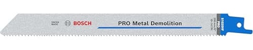 Bosch Professional Lame de scie sabre S 1025 VF Heavy for Metal (pour le métal, 200 x 19 x 1,25 mm, Accessoires scie alternative)