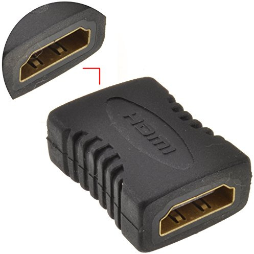 kenable HDMI Slimline Coupler Joiner Female Socket to Female Socket Gold