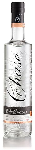 Chase Potato Vodka | 40% vol | 70cl | Handcrafted in a Copper Batch Pot | for Drinks or a Cocktail | Made with our Own Farm Grown Potatoes | Single Estate Distillery (Packaging may vary)