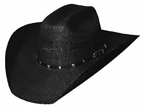 Bullhide Black Arrow - (20X) Straw Cowboy Hat (7 1/2)