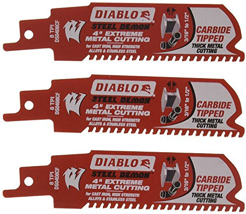 DS0408CF3 DB CARBIDE 4 8TPI 3PK SENS, Multi, 10,2 cm (4 Zoll)