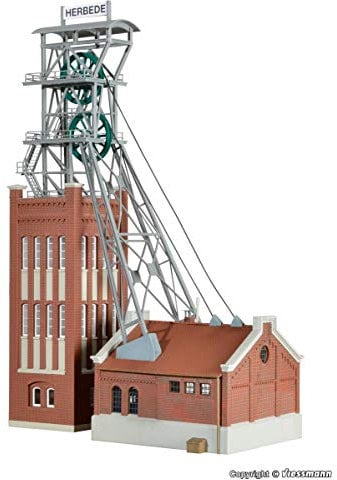 Kibri 39845 - H0 Förderturm mit Maschinenhaus