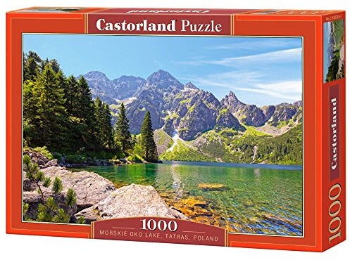 Castorland Hobby Panoramic Morskie Oko Lake, Tatras, Poland Jigsaw Puzzle, 1000 Pieces Set