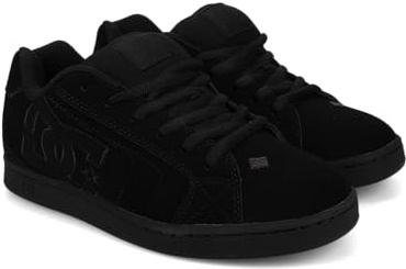 DC Shoes Net, Men's Skateboarding Shoes, Black, Black, 8 UK