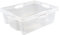keeeper Aufbewahrungsbox mit integrierten Griffen, Größe: L, 43 x 35 x 15 cm, 16 l, Franz, Transparent