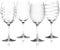 Mikasa Cheers Lot de 4 Verres à vin Rouge en Cristal