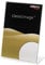 Deflecto A8 Portrait Slanted Sign Holder - A8 Plastic Display Stand - Stands For Display - Leaflet Display Stands - Display Stand A8 Poster Holder