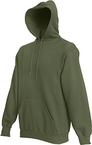 Fruit of the Loom UTBC363_64 - Sudadera, Mujer, Verde Botella, Grande (L)