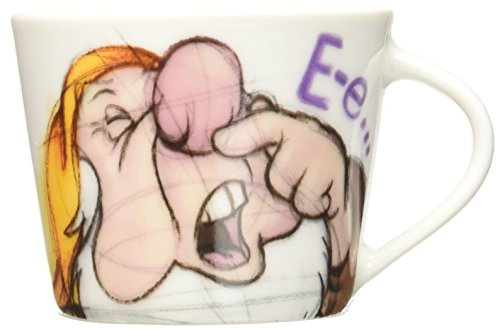 H&H Disney Nani Sketch Tazza caffè, Decoro Assortito, 100 CC, Porcellana, Multicolore