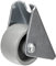 Dörner + Helmer Möbel-Bockrolle, 25mm x 14mm, 40kg Tragkraft, 40mm x 17mm Platte, Kunststoffrad, Richtungsfixiert