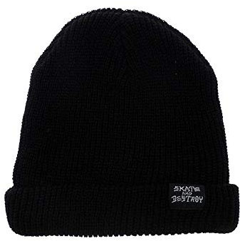Thrasher Skategoat/Skate & Destroy Beanie, Schwarz