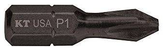 Klein Tools PH115#1 Phillips Insert Power Driver, 1-Inch, Pack of 5