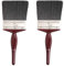 2 x Four Inch Paint Brushes 4 | 100mm Mixed Bristle Paint Brush Set