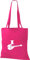 Shirtstown Pochette en tissu Musique I Love Mandoline - - fuchsia,
