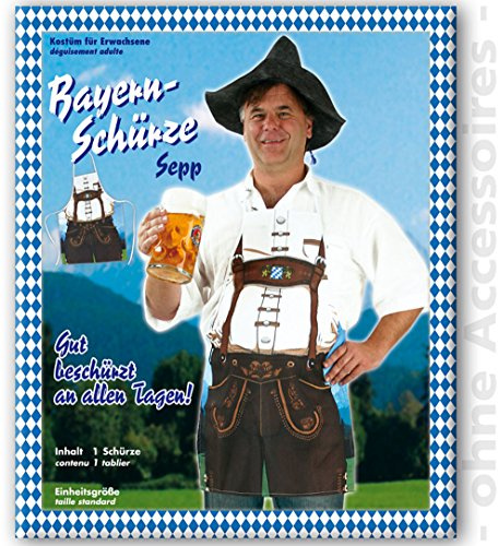 Bayern Schürze Oktoberfest mit Lederhosen Tracht