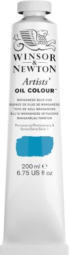 Winsor & Newton Artists' Oil Paint, 200ml Tube, Manganese Blue Hue