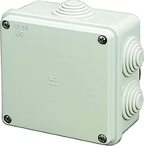 Electraline 60553 Surface-Mounted Distribution Box - 100 x 100 mm