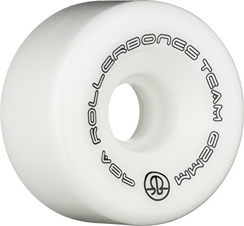 Rollerbones Team Logo Recreational Derby Räder Roller Skate Rollen (8 Stück), weiß
