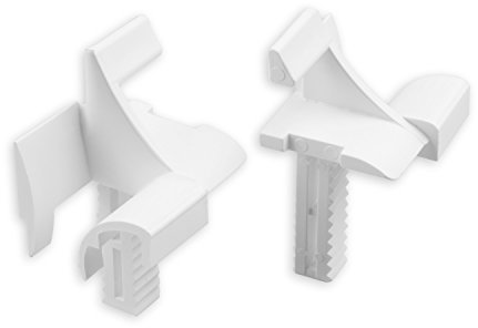 DIWARO® Einlauftrichter für Mini-Führungsschiene | für Blendenkappen an Vorbaurolladen | 11 mm | weiß