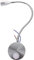ROSENICE 360 gradi flessibile muro di LED luce LED lettura luce lampada da comodino AC 85-265V 3W (bianco caldo)