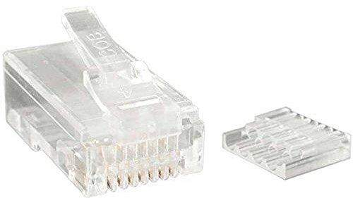 StarTech Cat6 RJ45 Modular Plugs, Stranded Wire, 50-Pack (CRJ45C6STR50)