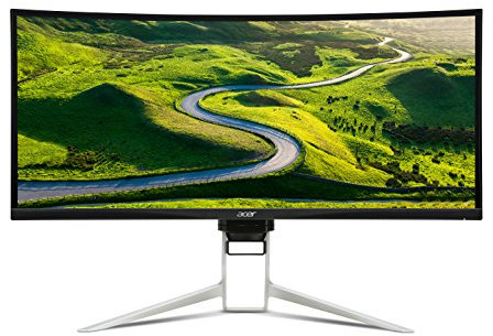 Predator XR342CKbmijpphz Monitor, 34 IPS, Risoluzione 3440x1440, Luminosità 300 cd/m2, Tempo di Risposta 5 ms, Argento