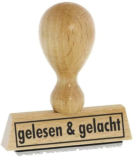 Sprüche-Stempel/Holzstempel gelesen & gelacht vom Kaufhaus2010
